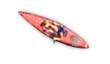 red kayaker